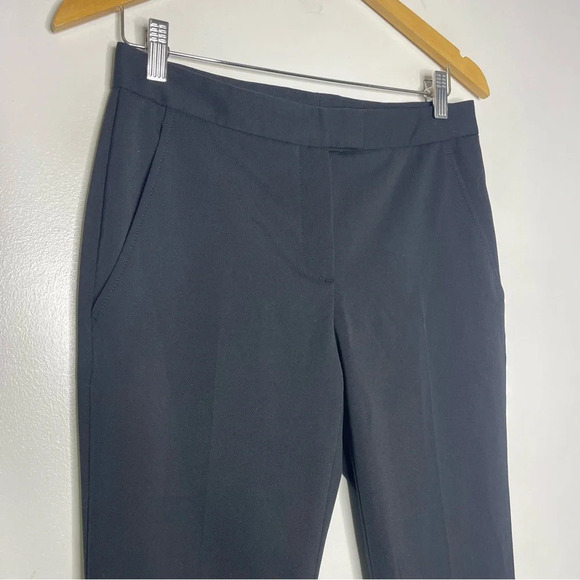 Theory Women’s Black Slim Straight Leg Trouser Pants Stretch Size 4 - Picture 7 of 8